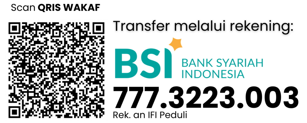 QRIS Rekening Wakaf IFI Peduli