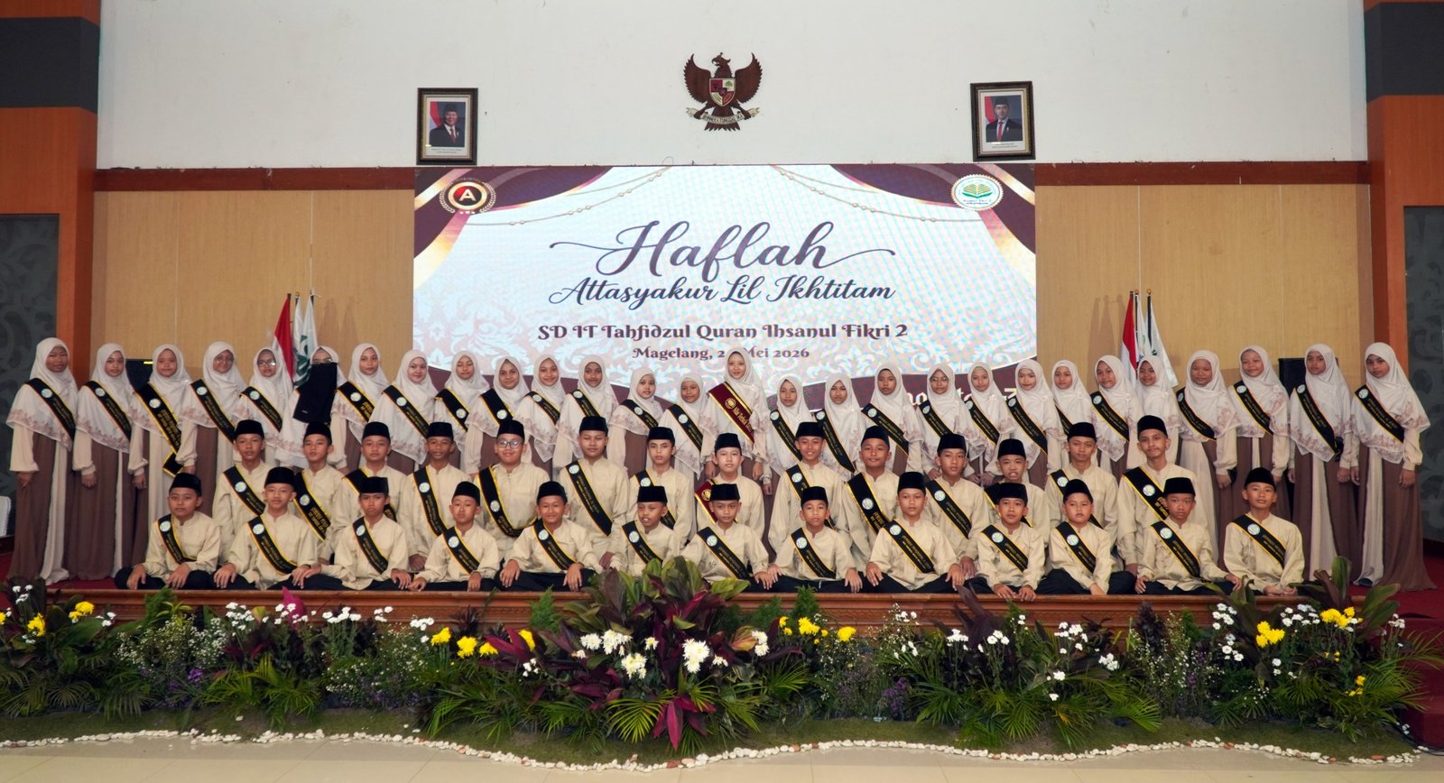 Haflah Attasyakkur lil Ihtitam Angkatan III SD IT Tahfidzul Quran Ihsanul Fikri 2 Kota Magelang.