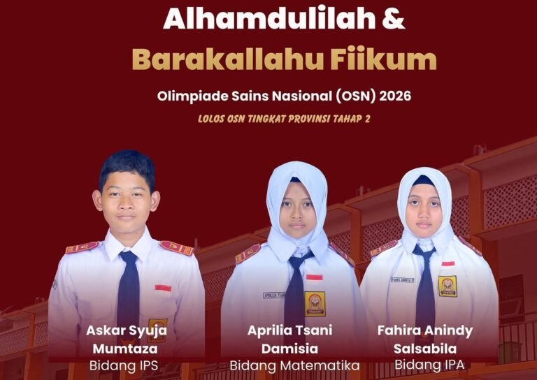 Santri SMPIT Ihsanul Fikri Magelang Lolos OSN Tingkat Provinsi Tahap 2 Tahun 2026
