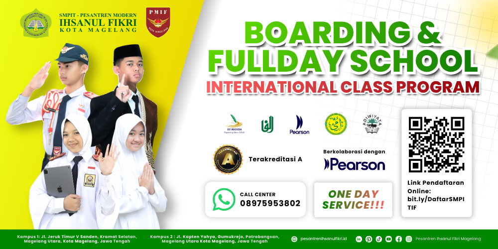 Penerimaan SAntri Baru SMP IT - Pesantren Modern Ihsanul Fikri